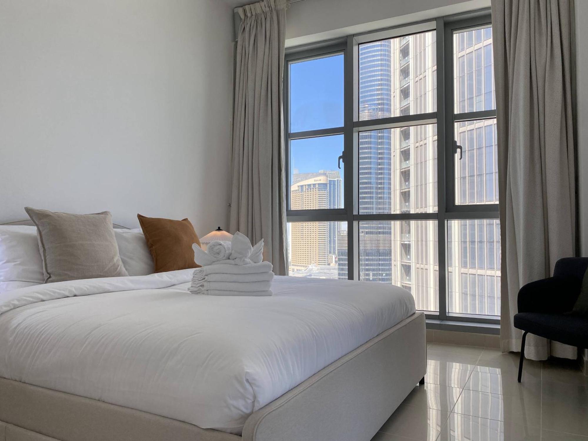 Lux Bnb Standpoint Tower Burj & Fountain Views Dubaj Zewnętrze zdjęcie